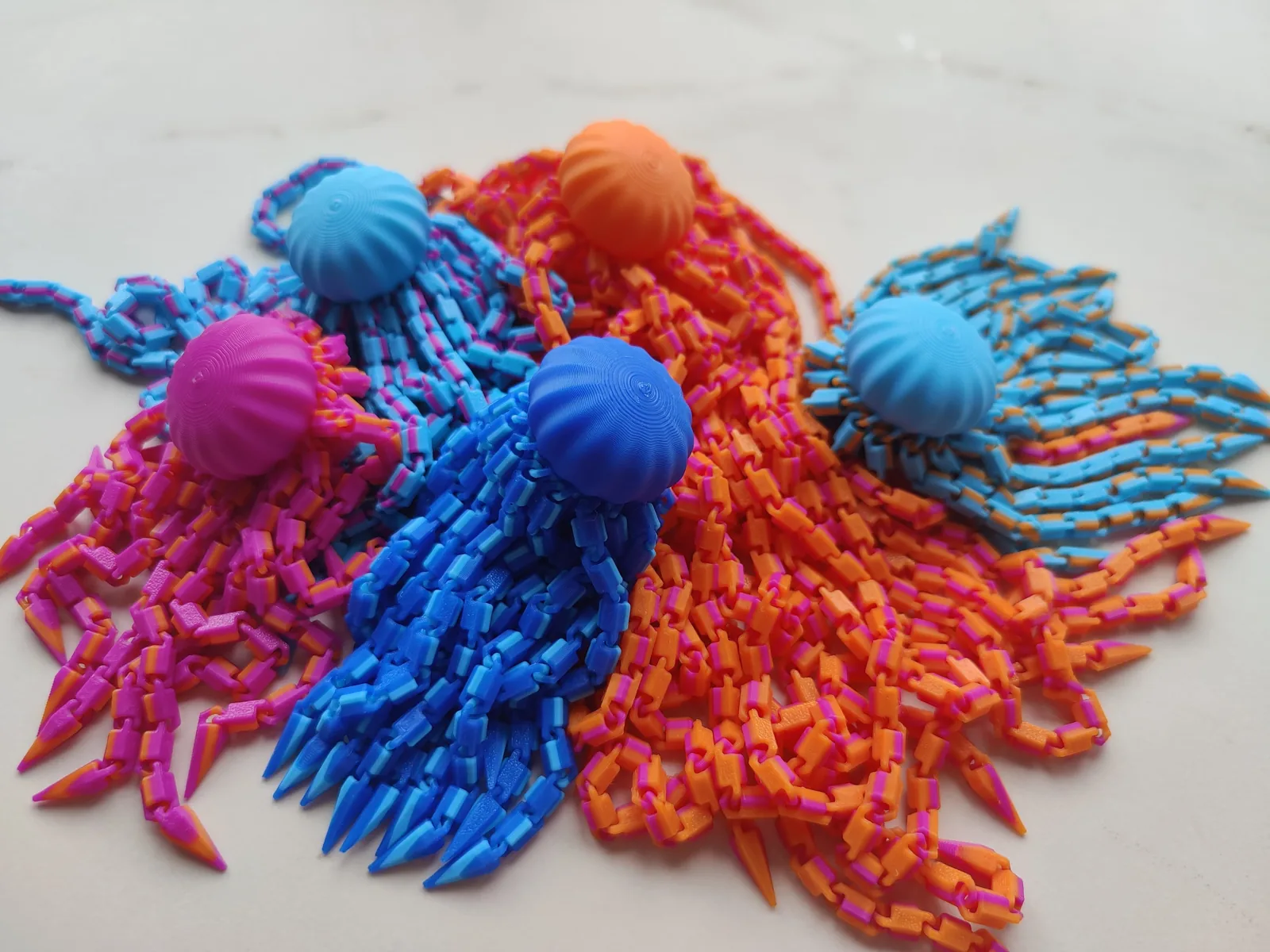 Medusa articulada impreso en 3D, foto 4
