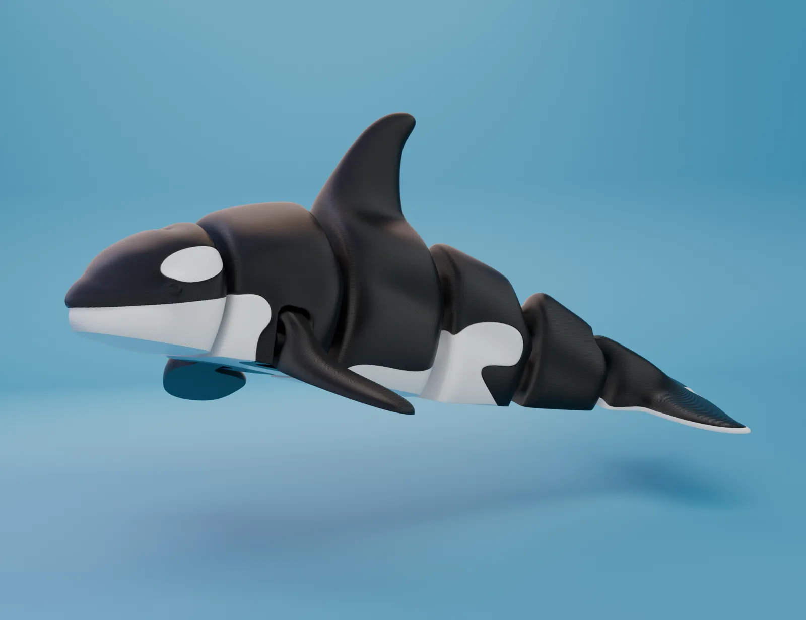 Orca articulada impreso en 3D