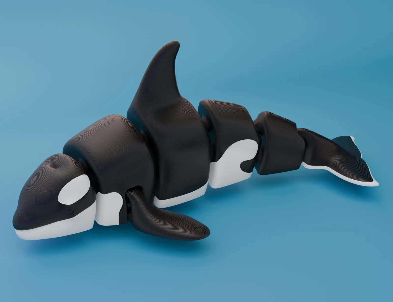 Orca articulada impreso en 3D, foto 2
