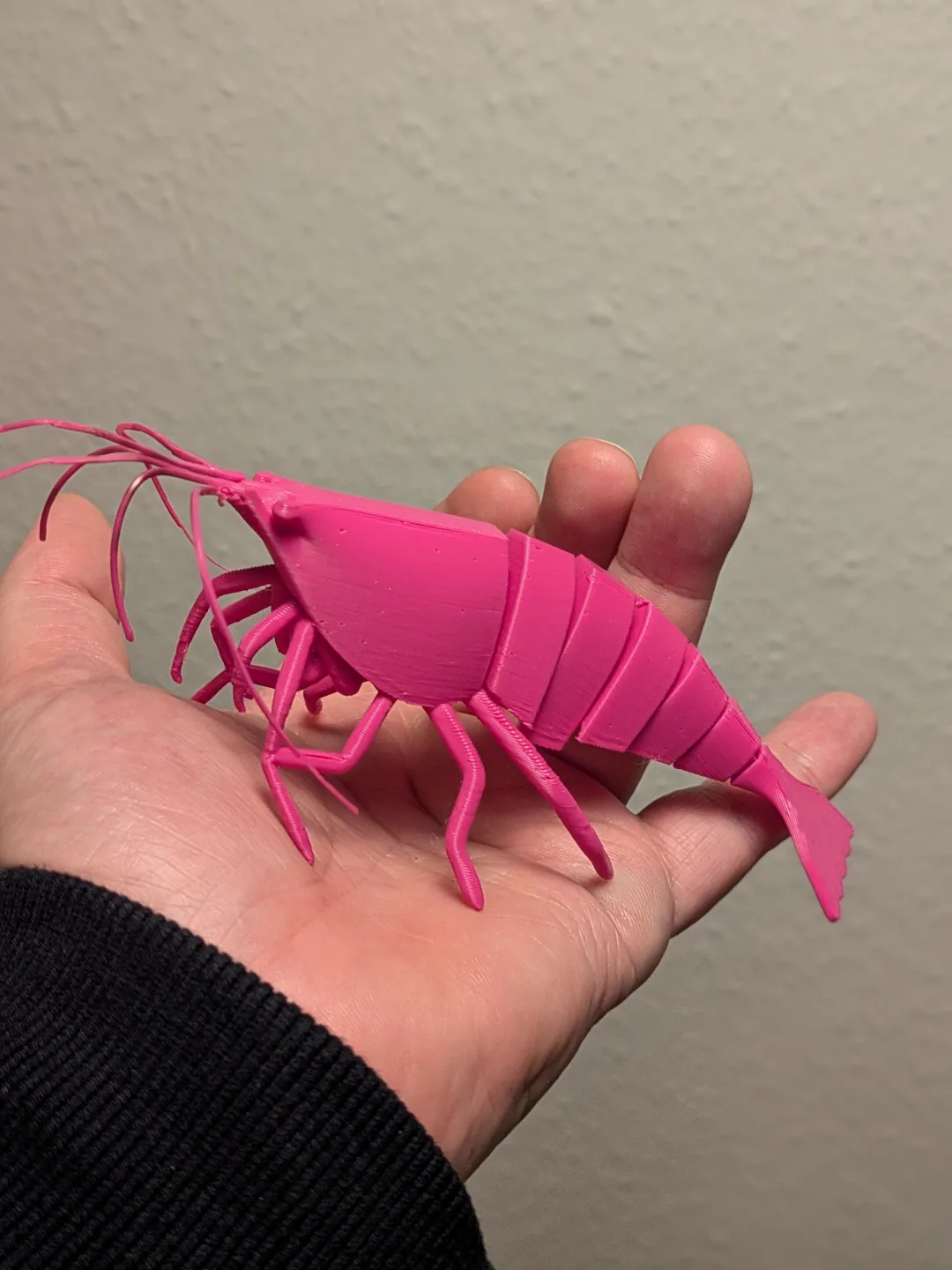 Camarão articulado impresso em 3D, foto 4