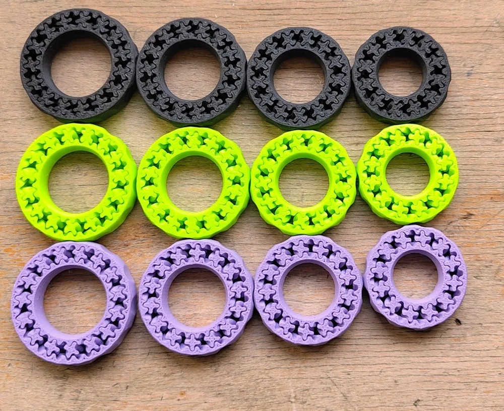 Anillo de engranajes fidget impreso en 3D, foto 4