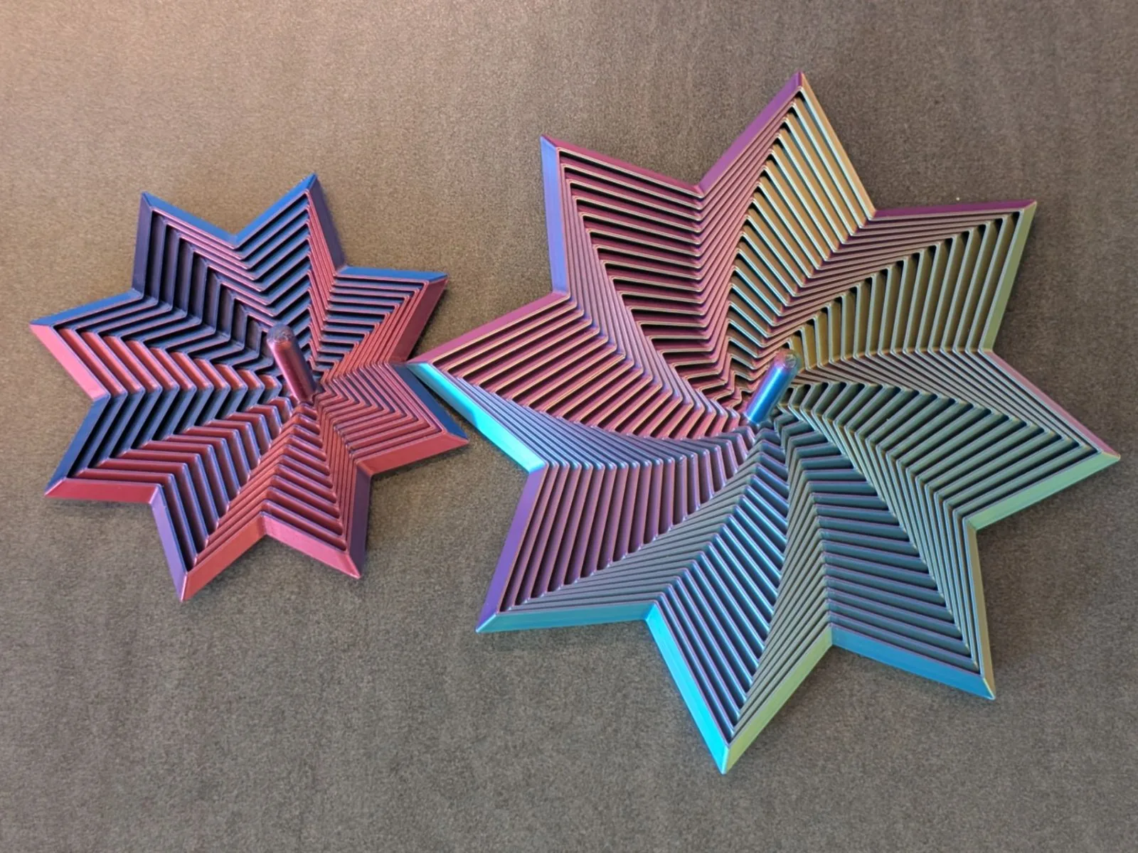 Estrella antiestrés impreso en 3D