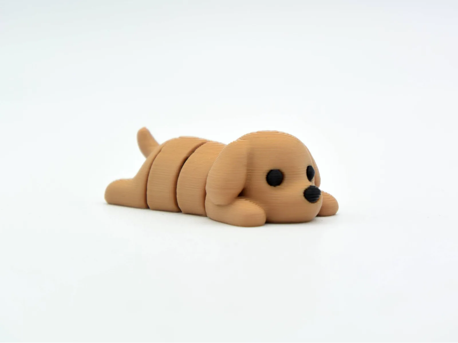 Perrito flexible llavero impreso en 3D