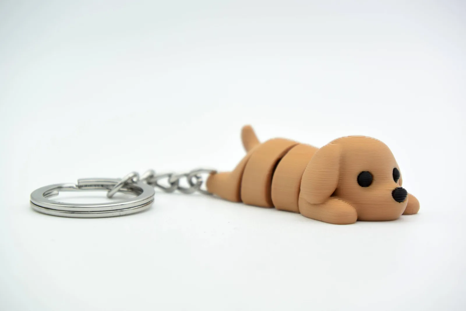 Perrito flexible llavero impreso en 3D, foto 2