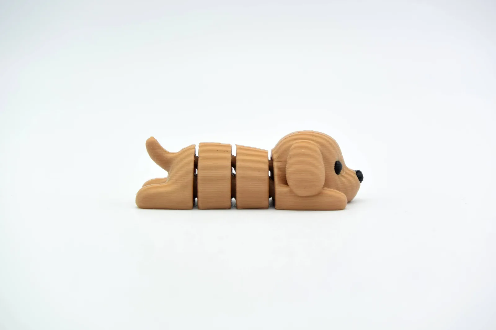 Perrito flexible llavero impreso en 3D, foto 3