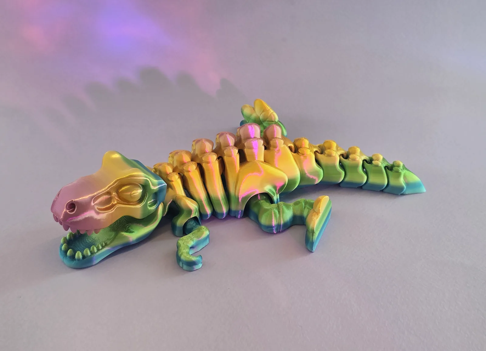 T-Rex esqueleto articulado impreso en 3D, foto 2