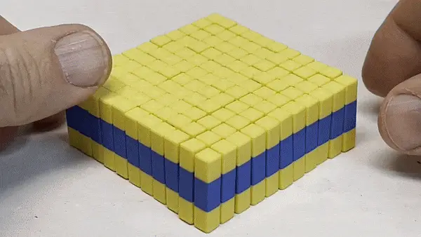 Flexigrid fidget de bloques impreso en 3D, foto 5