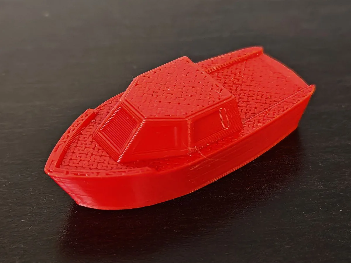 Barco flotante para la tina impreso en 3D, foto 3