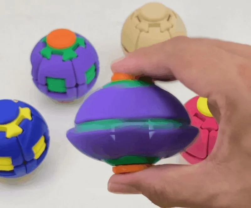Bola giratoria antiestrés impreso en 3D