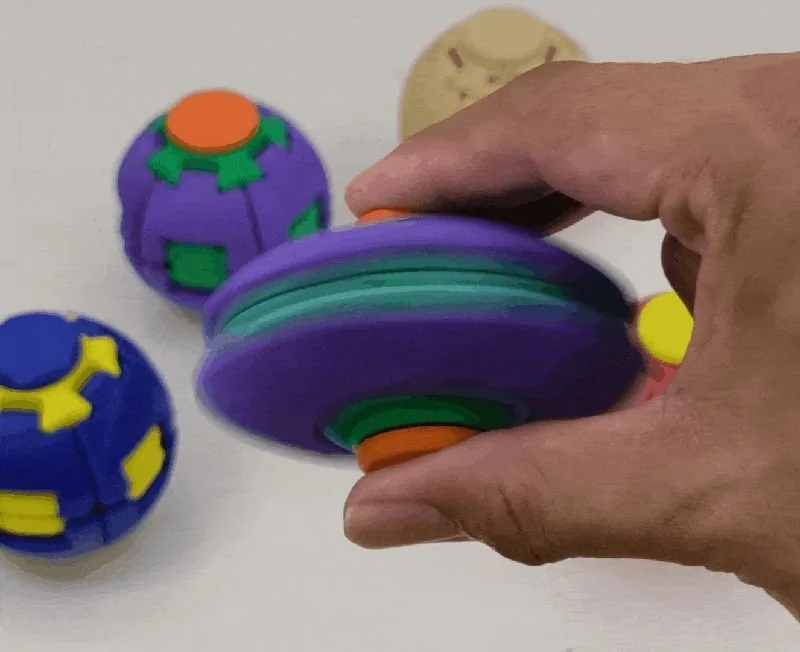 Bola giratoria antiestrés impreso en 3D, foto 2