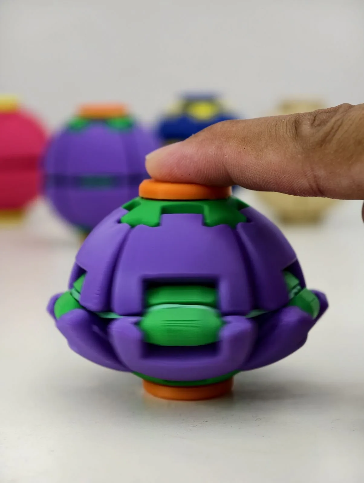 Bola giratoria antiestrés impreso en 3D, foto 5