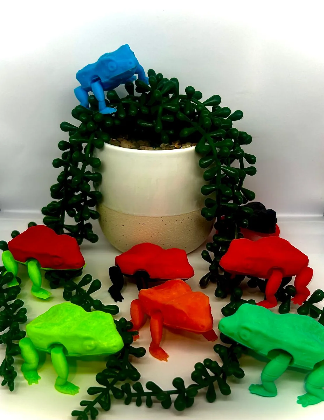 Rana saltarina impreso en 3D