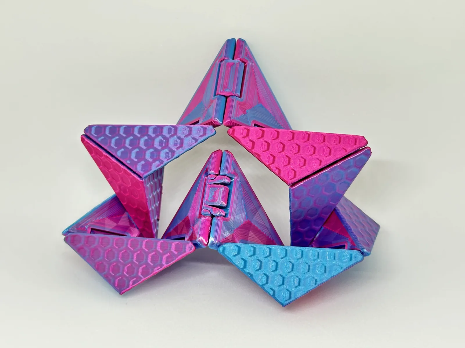 Cubo origami transformable impreso en 3D, foto 5