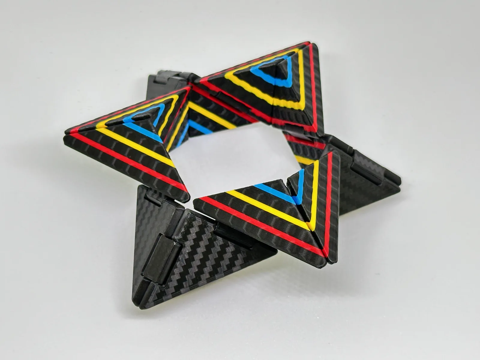 Cubo origami transformable impreso en 3D, foto 6