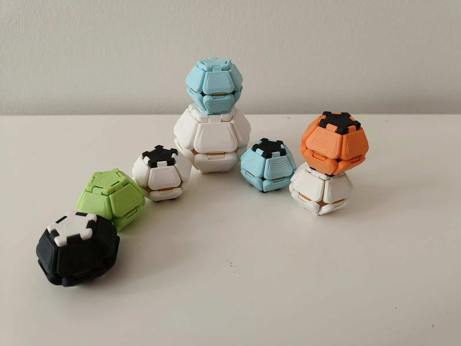 Bola clicker con banda impreso en 3D