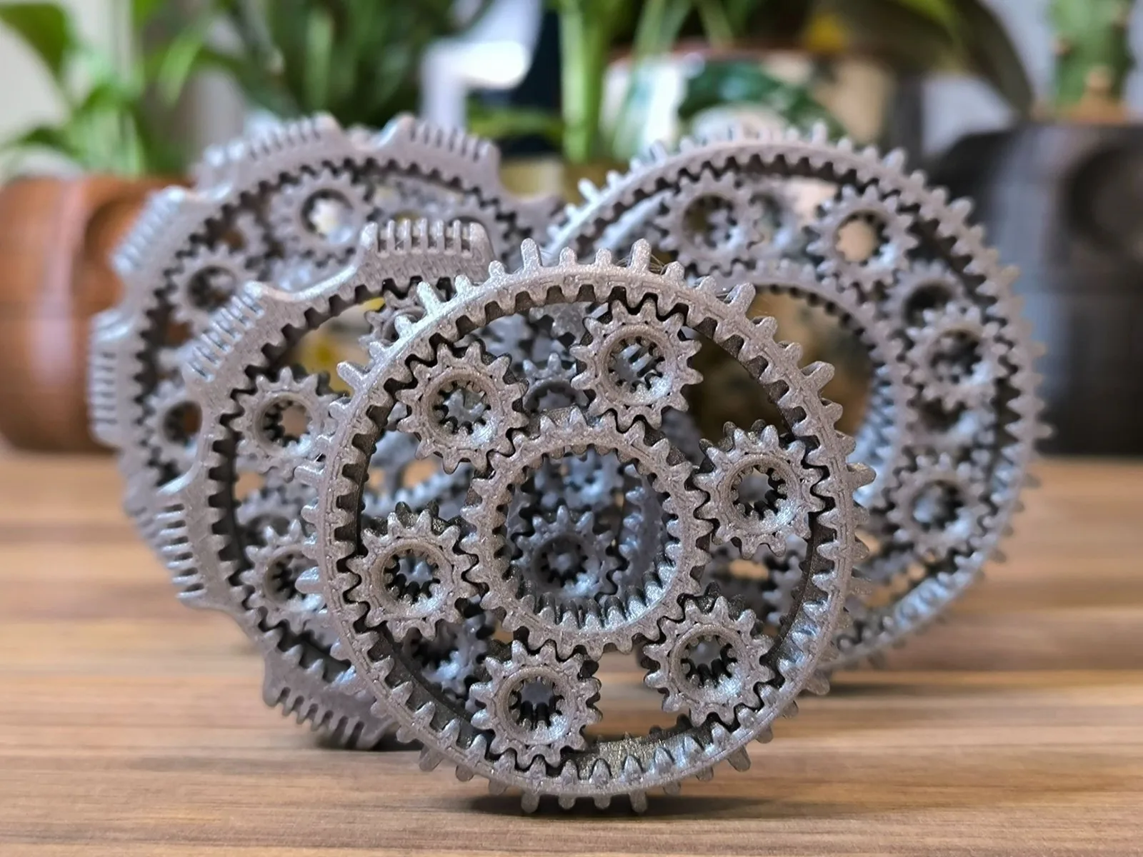 Spinner de engranajes impreso en 3D