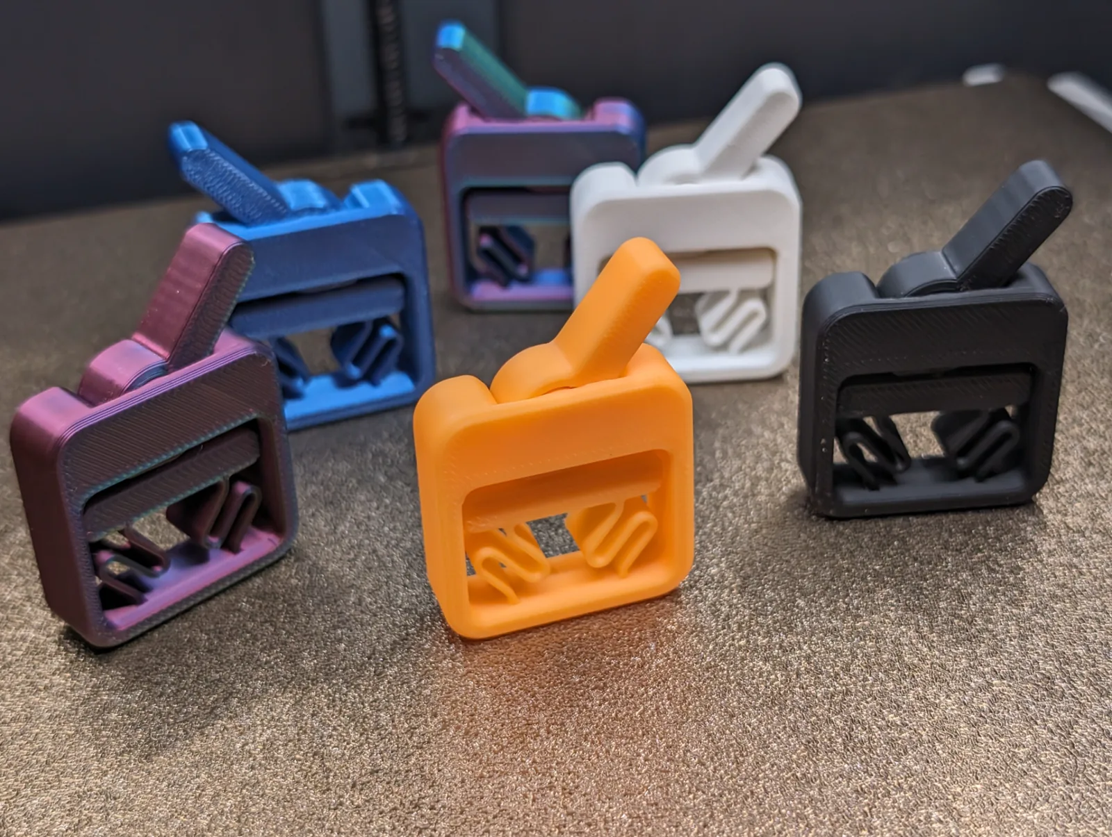 Interruptor fidget impreso en 3D, foto 5