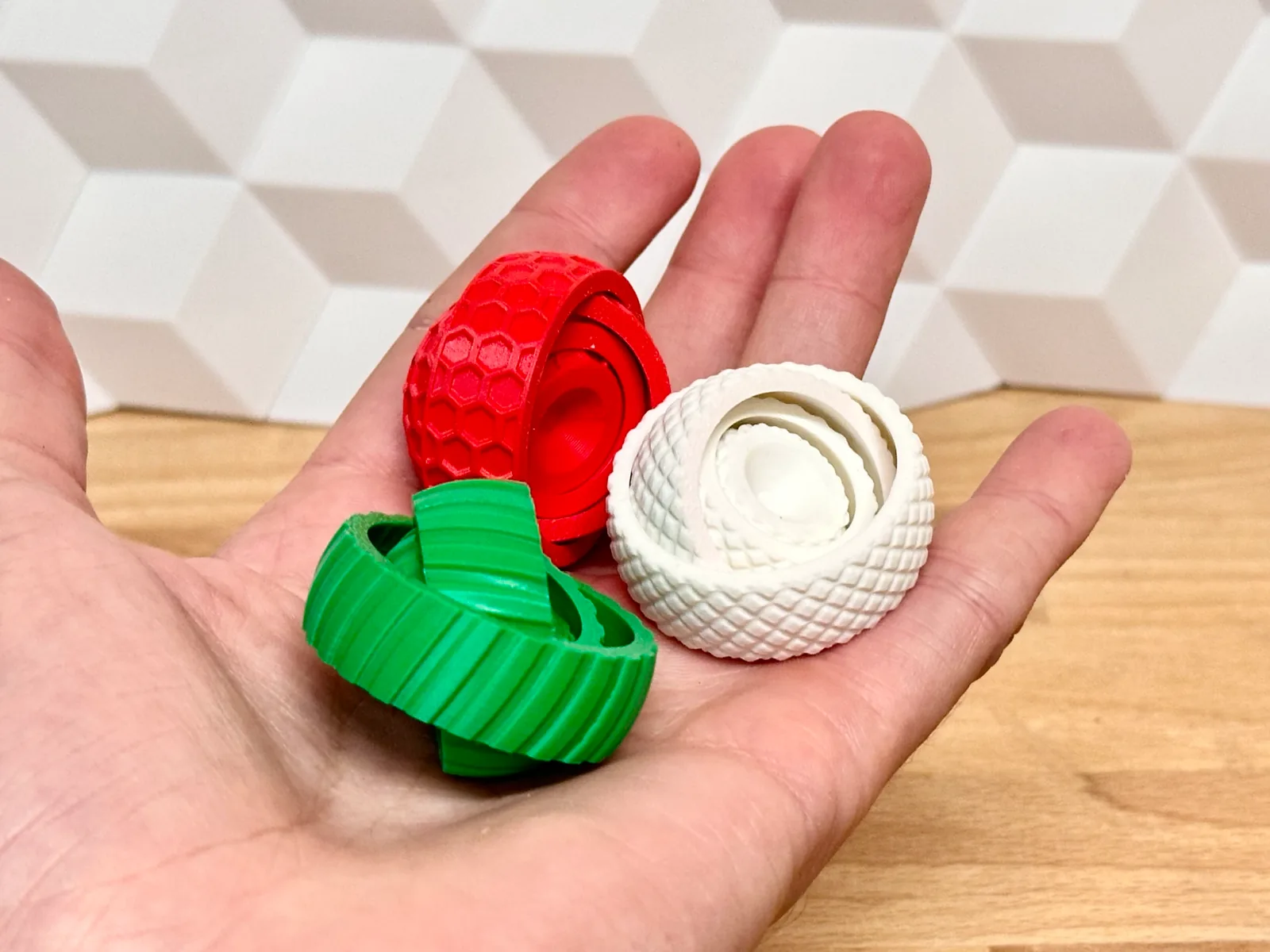Anillos fidget giratorios impreso en 3D, foto 4