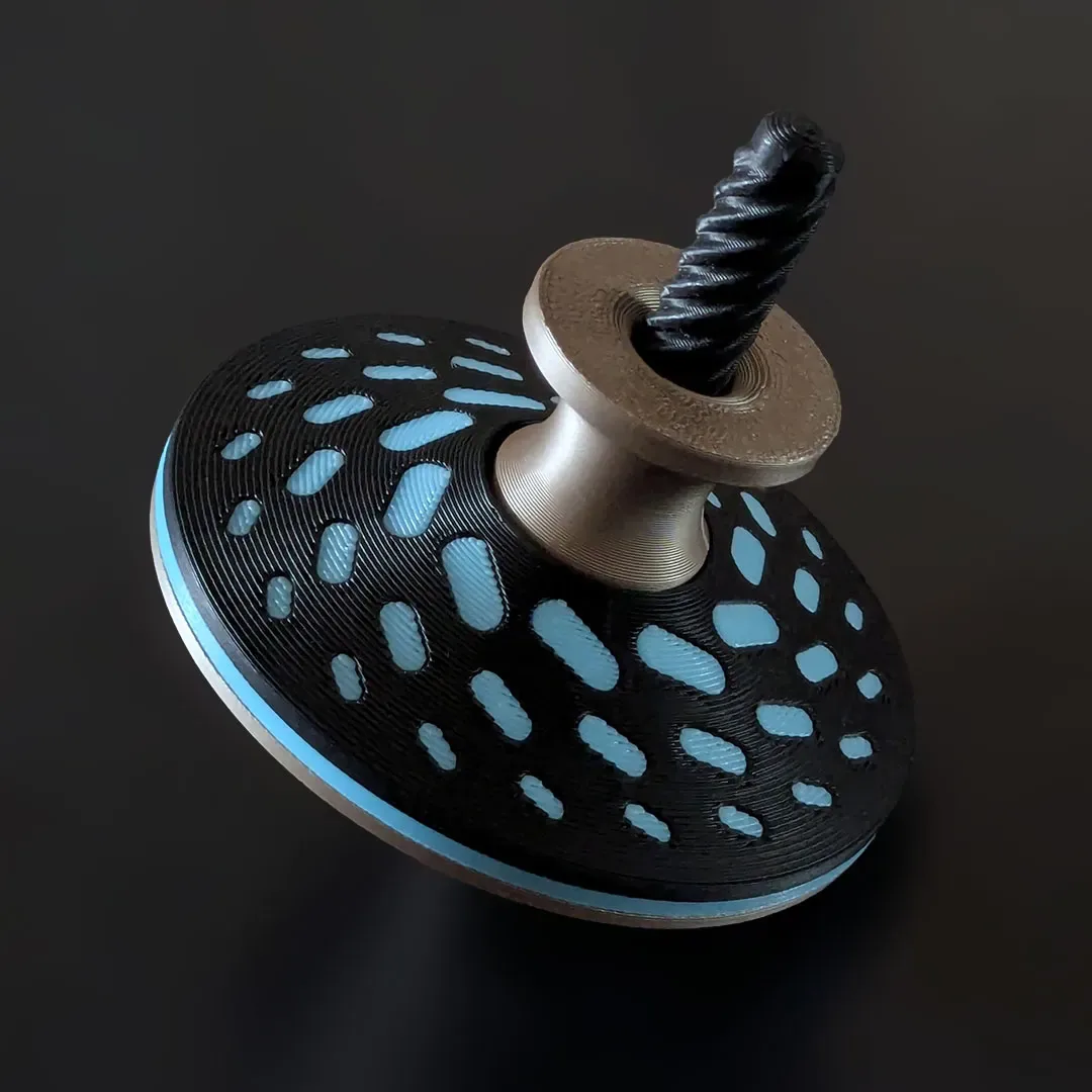 Trompo con lanzador impreso en 3D, foto 4