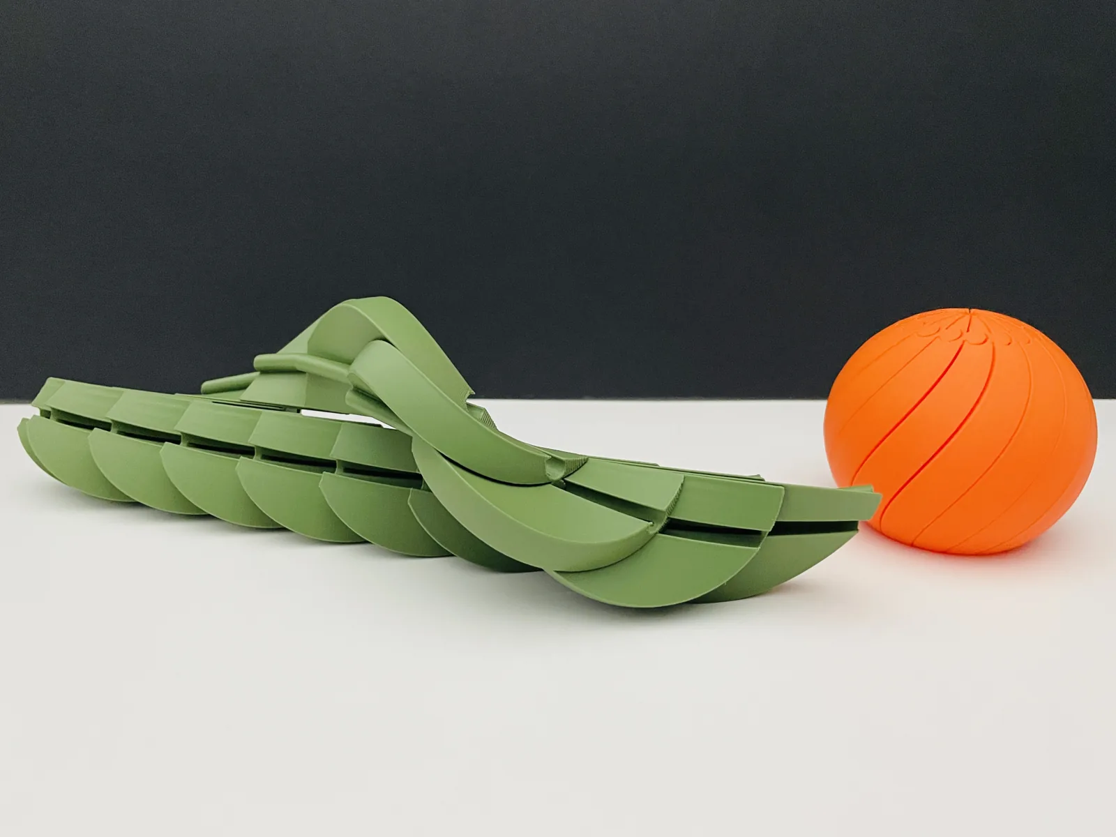 Pelota fidget giratoria impreso en 3D, foto 3