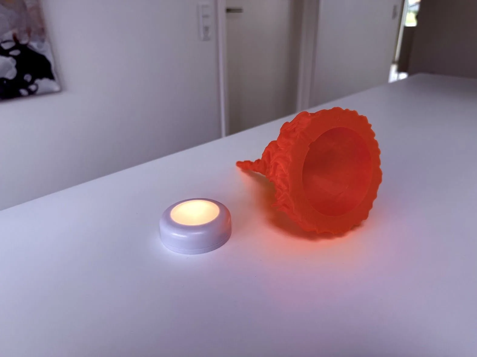 Lámpara dragón de fuego impreso en 3D, foto 6