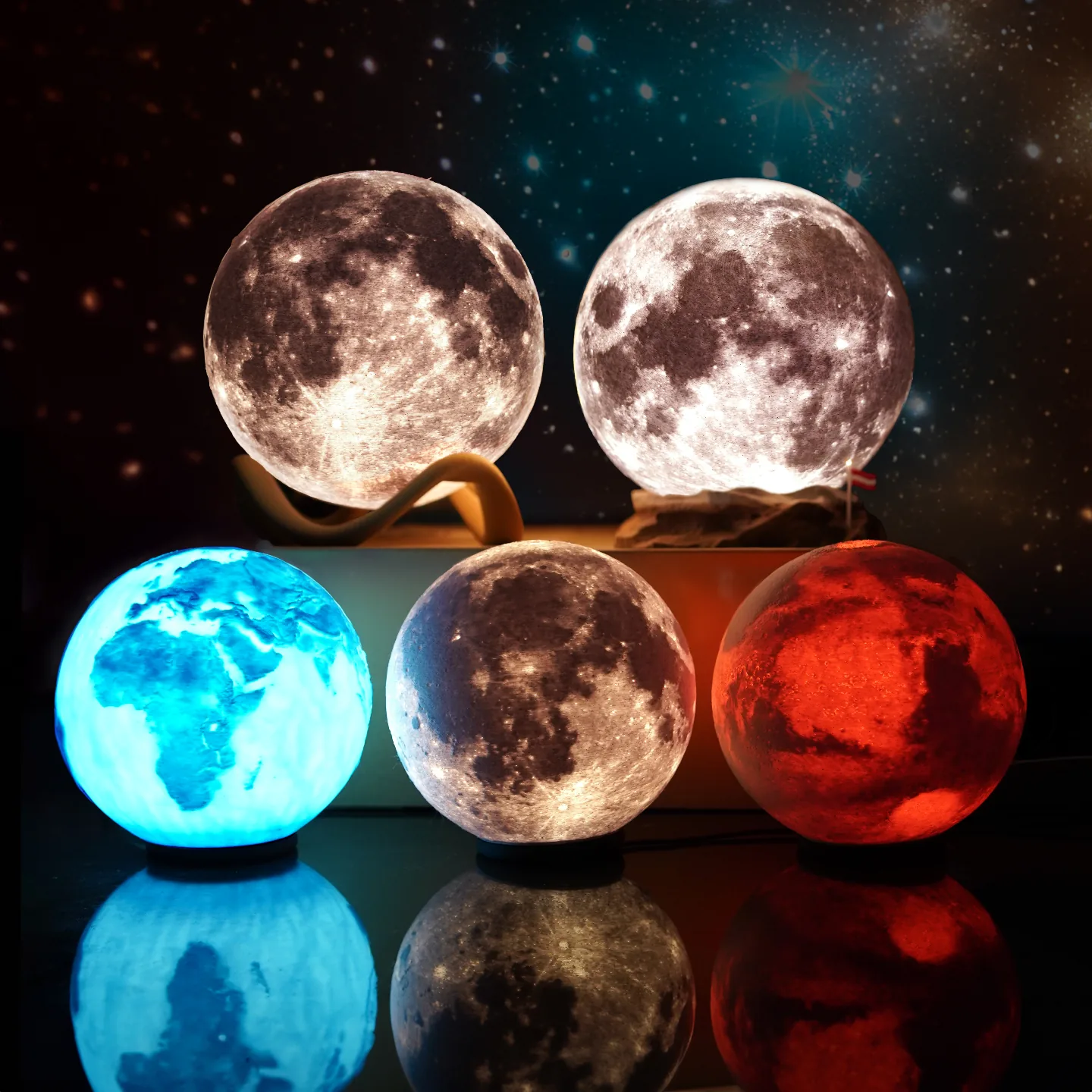 3D printed Moon Lamp, photo 5