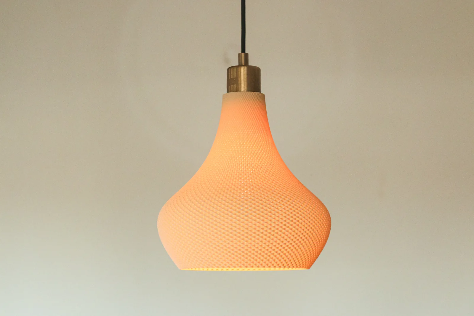 Luminária pendente orgânica impresso em 3D, foto 4