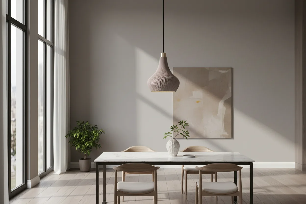 Luminária pendente orgânica impresso em 3D, foto 5