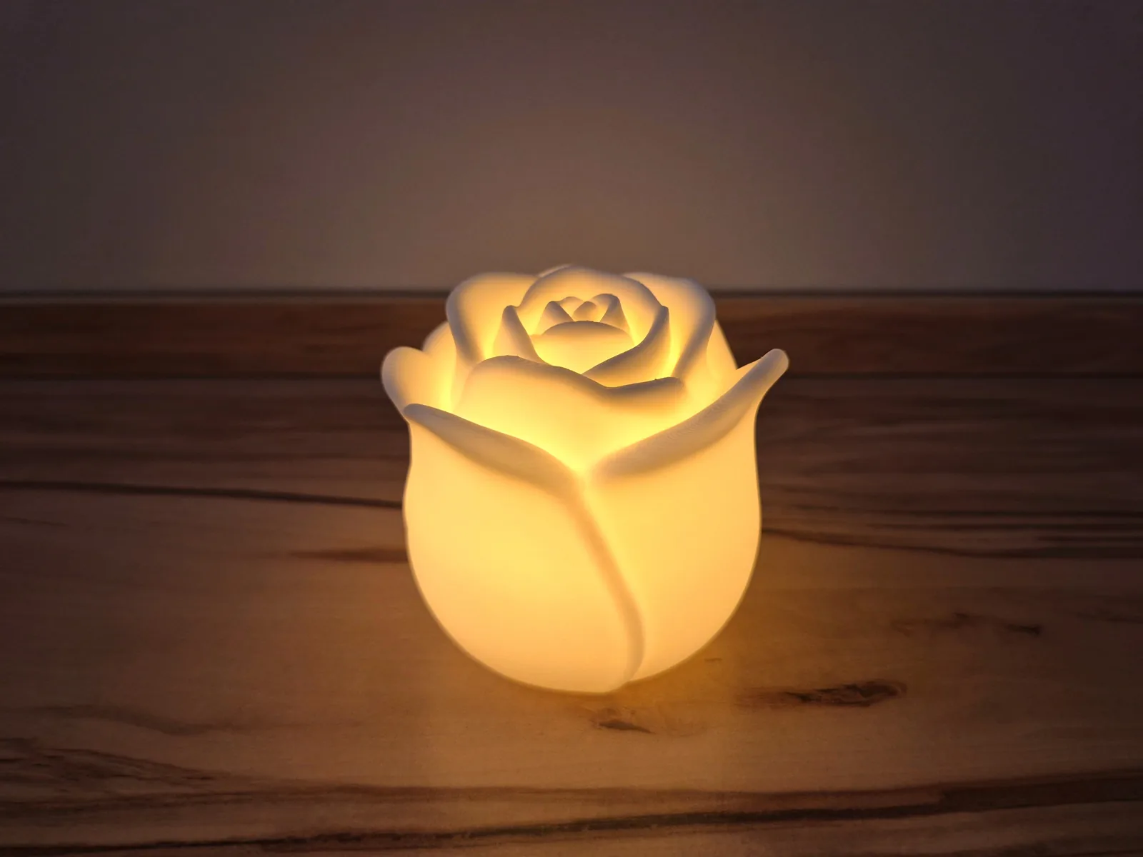 3D printed Rose Tea Light Lamp, photo 3