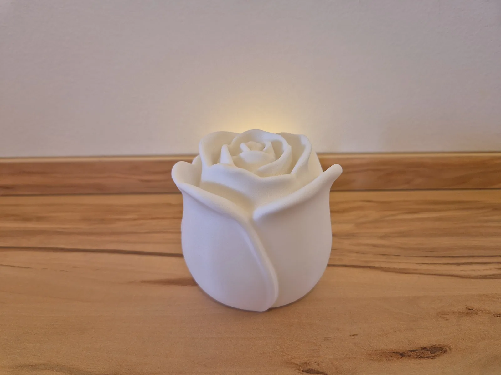 3D printed Rose Tea Light Lamp, photo 4