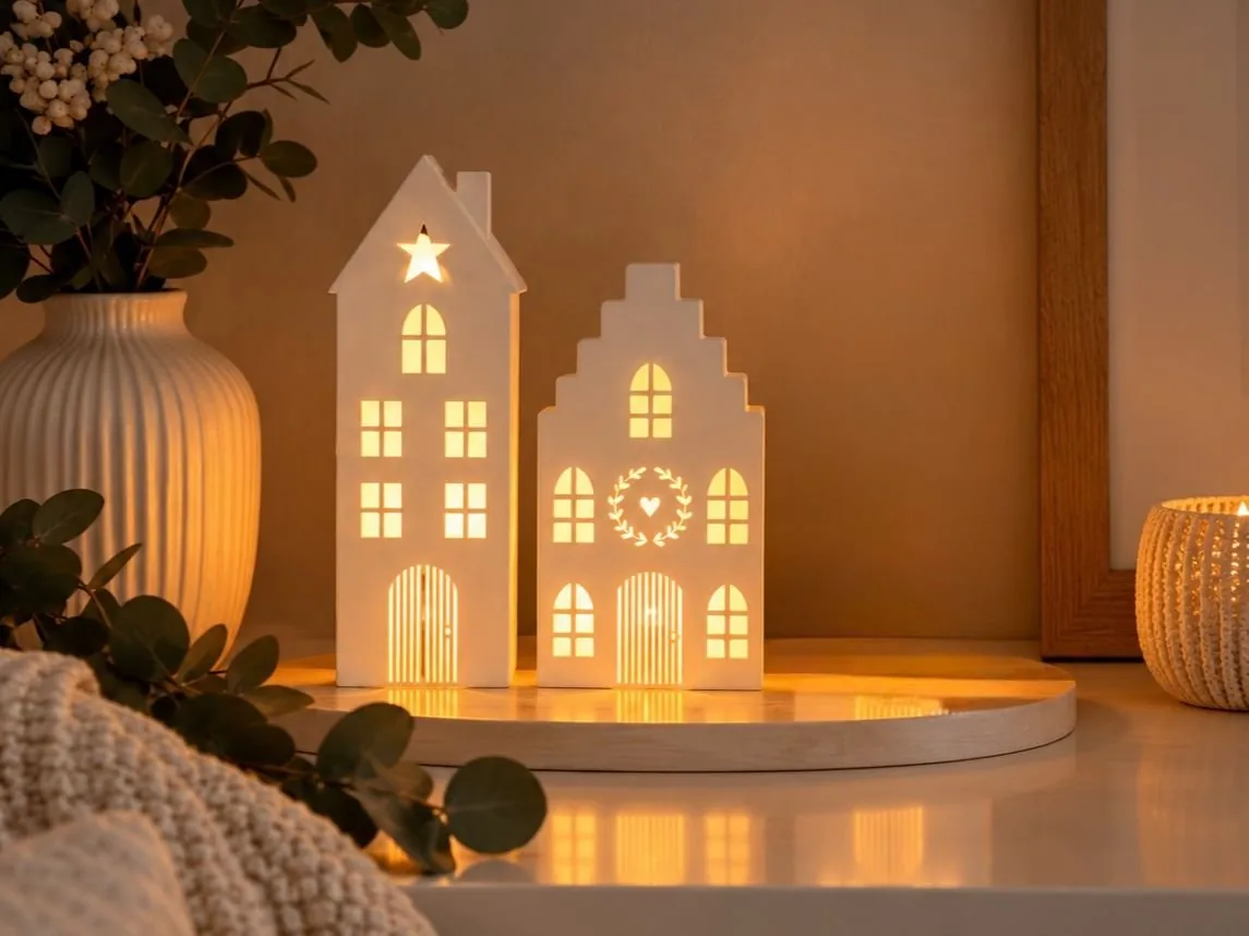 Casitas iluminadas