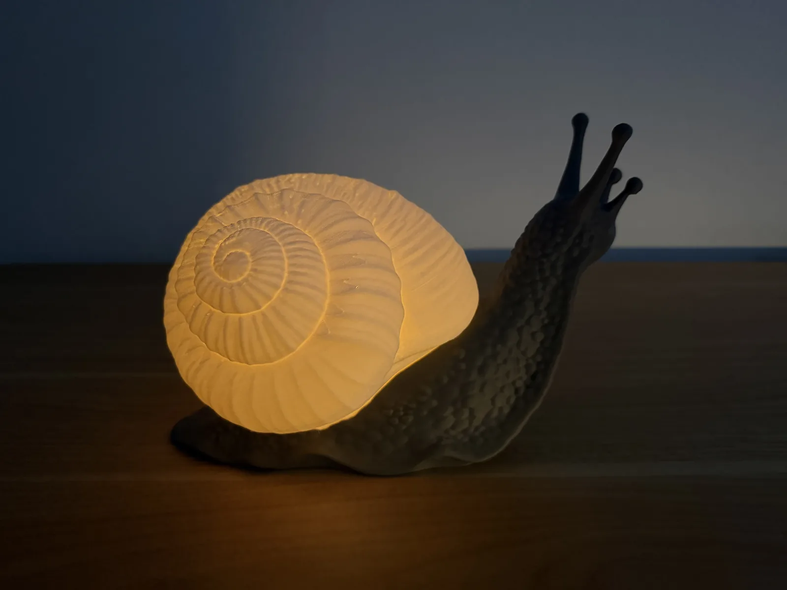 Lámpara caracol impreso en 3D, foto 5