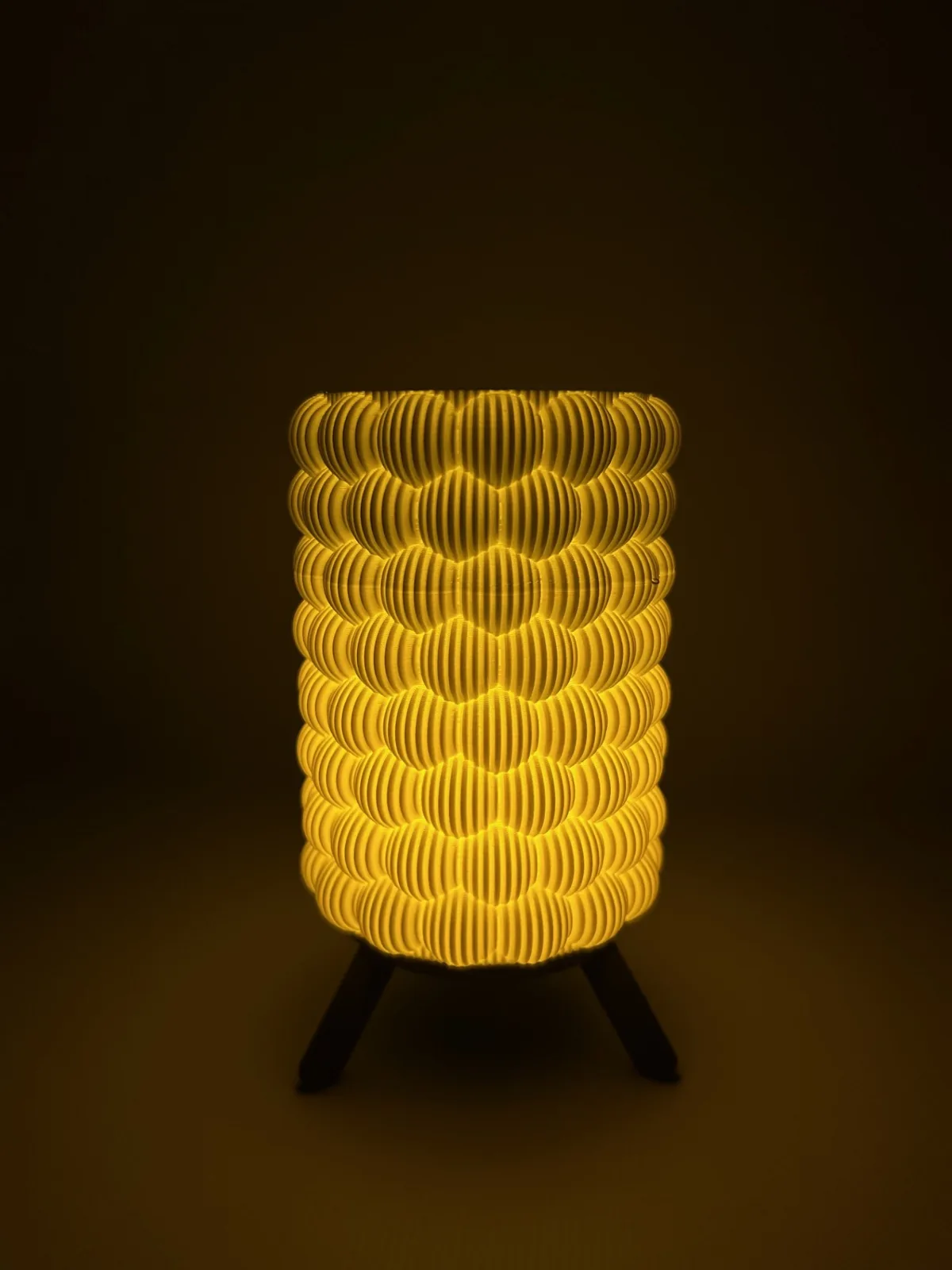 Luminária geométrica para vela impresso em 3D, foto 4