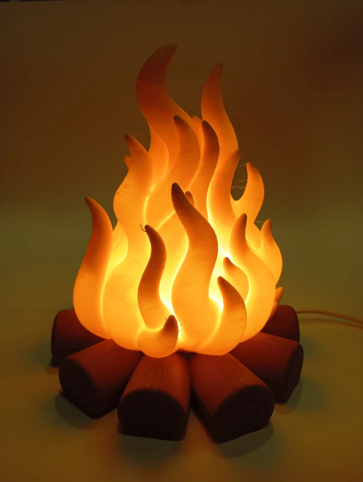 3D printed Campfire Lamp, photo 4