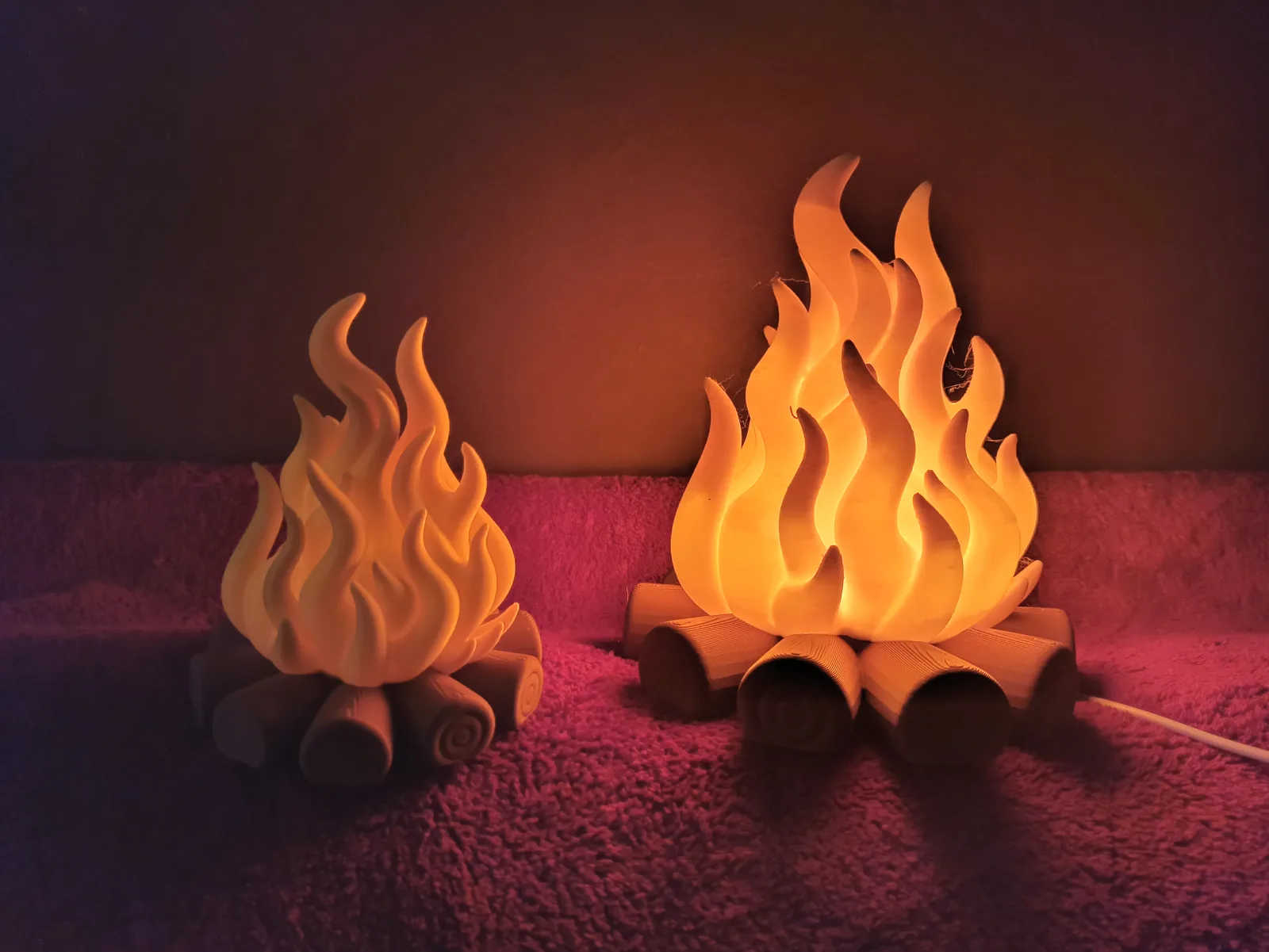 3D printed Campfire Lamp, photo 5