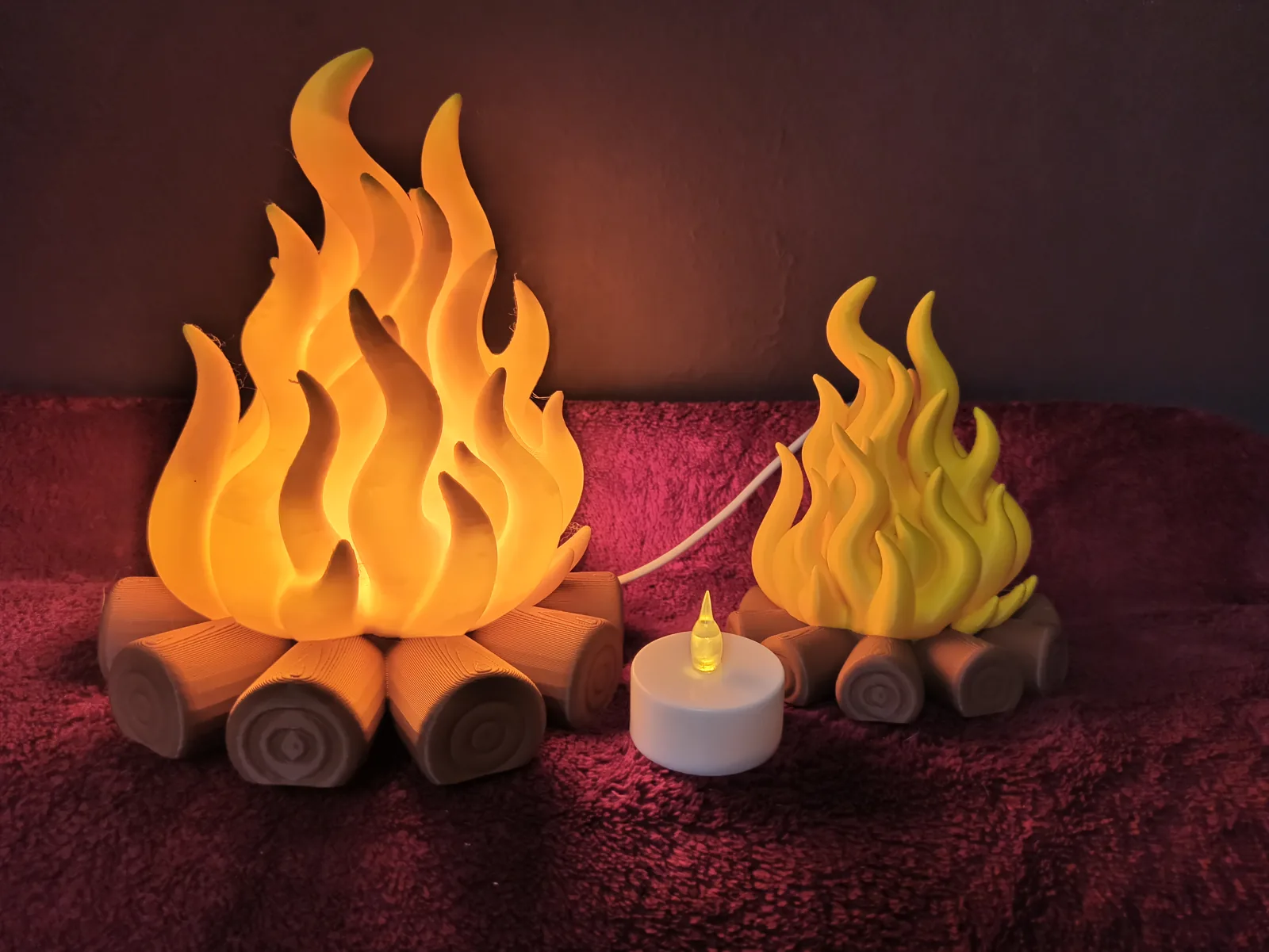 3D printed Campfire Lamp, photo 6