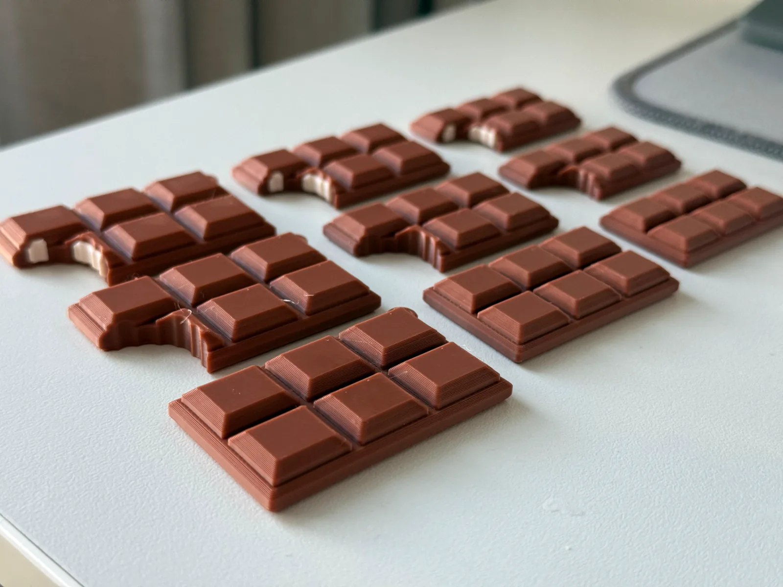 Llavero chocolatina impreso en 3D, foto 4