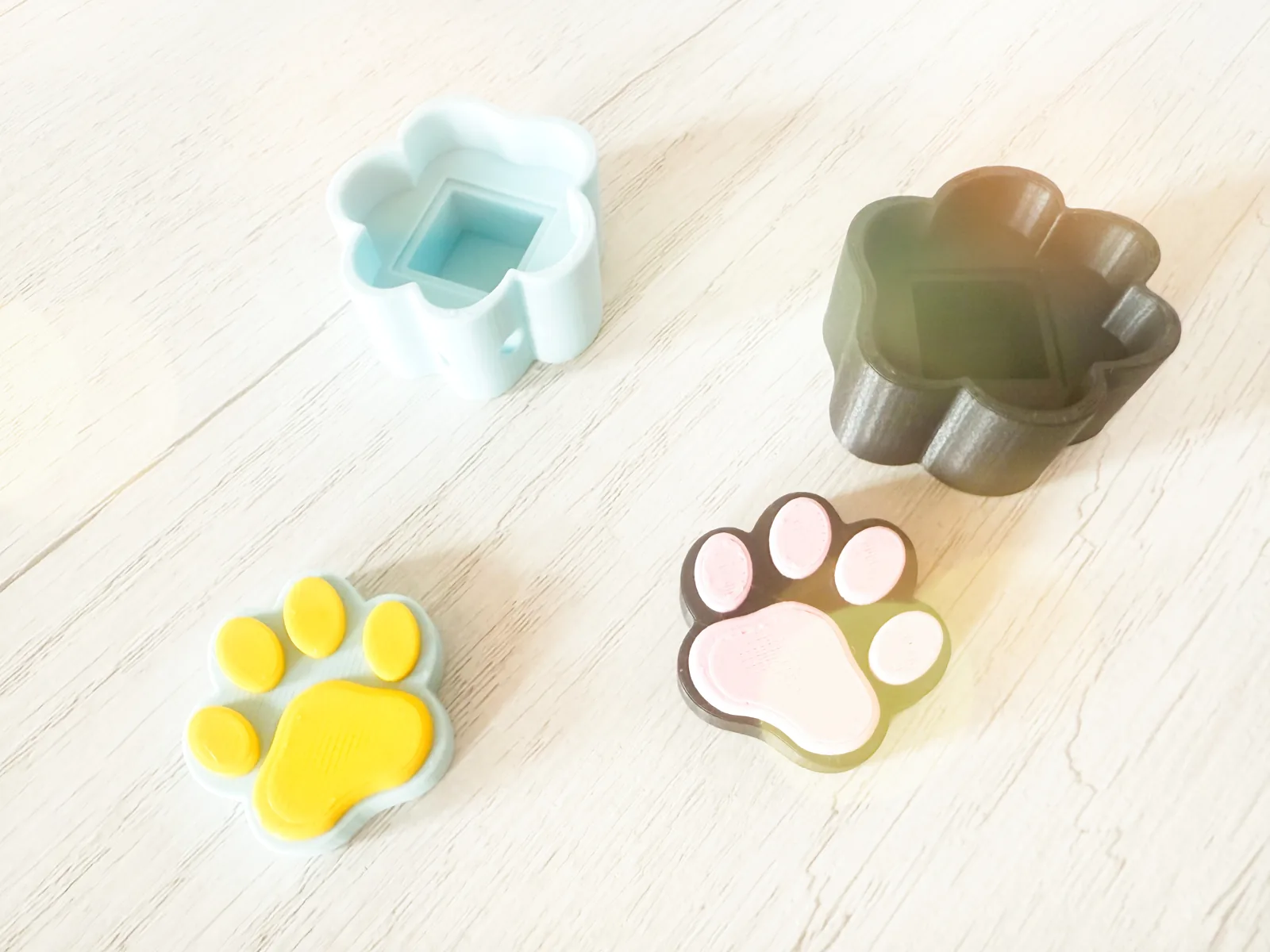 Llavero clicker patita