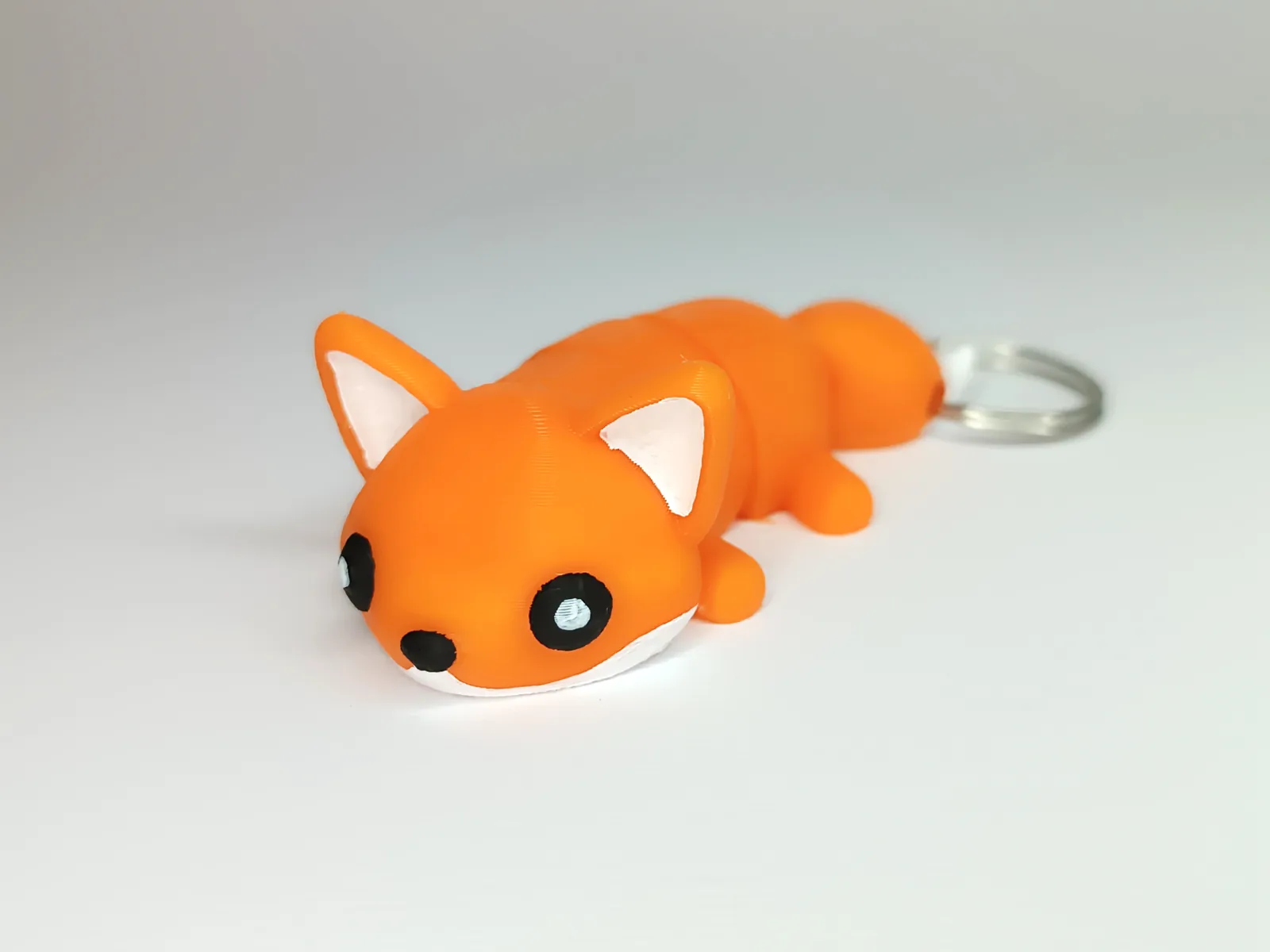 Llavero zorrito flexible impreso en 3D, foto 4