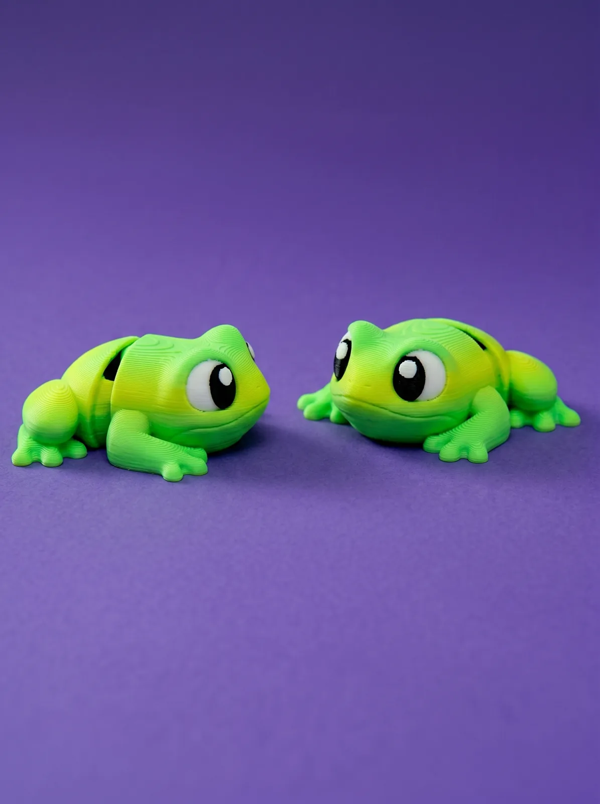 Llavero ranita flexible impreso en 3D, foto 6