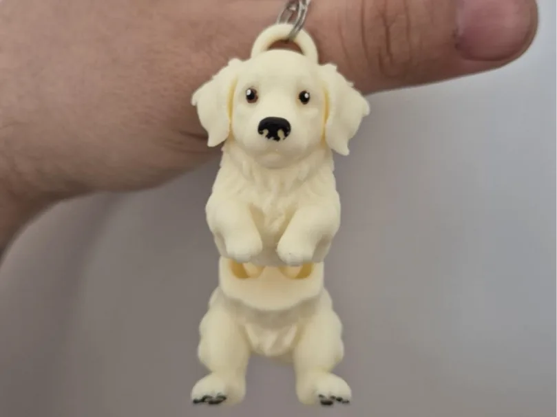 Llavero golden retriever