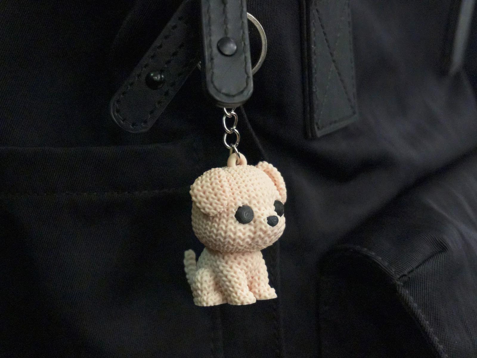 3D printed Knit Puppy Keychain, photo 4