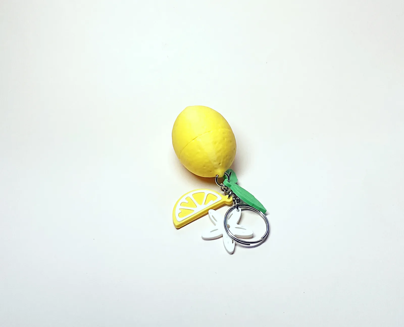 Llavero limón impreso en 3D, foto 3