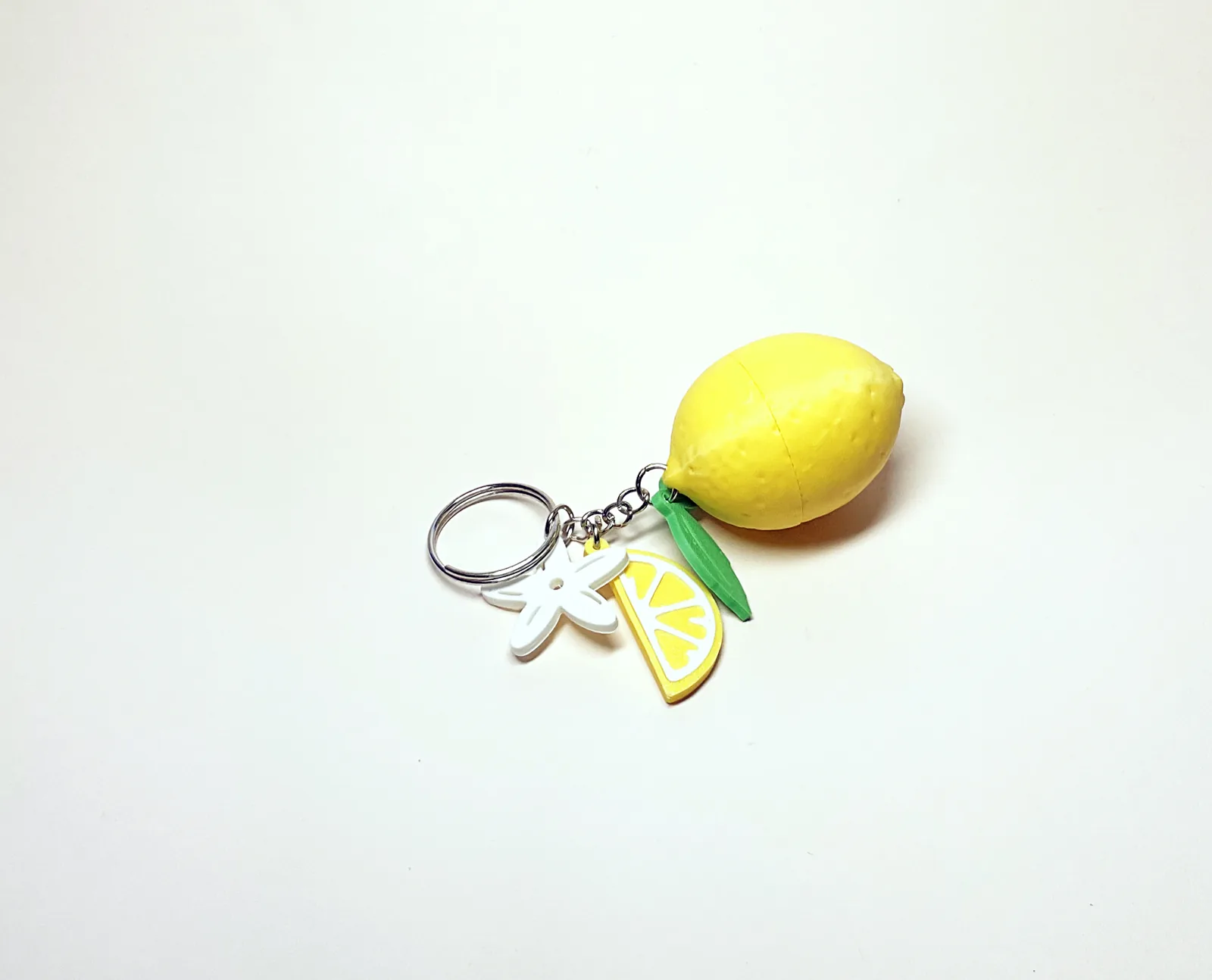 Llavero limón impreso en 3D, foto 4