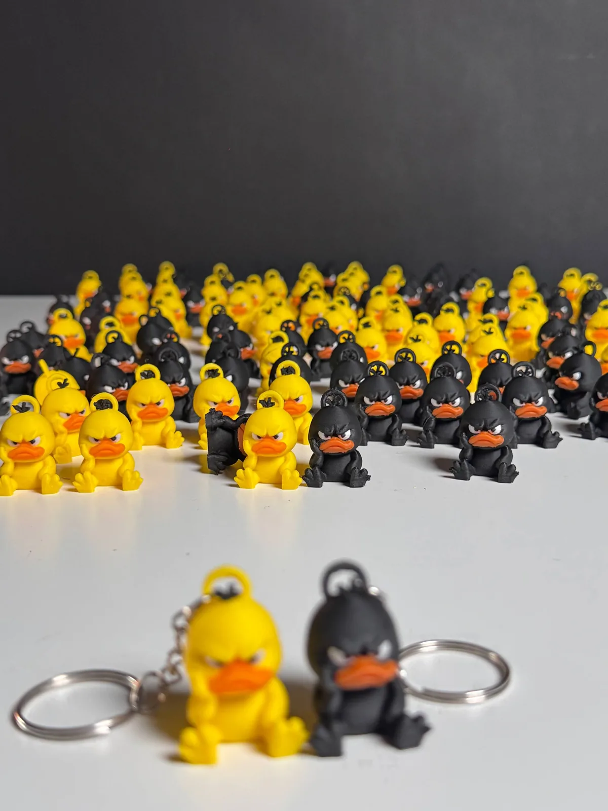 3D printed Angry Duck Keychain, photo 3