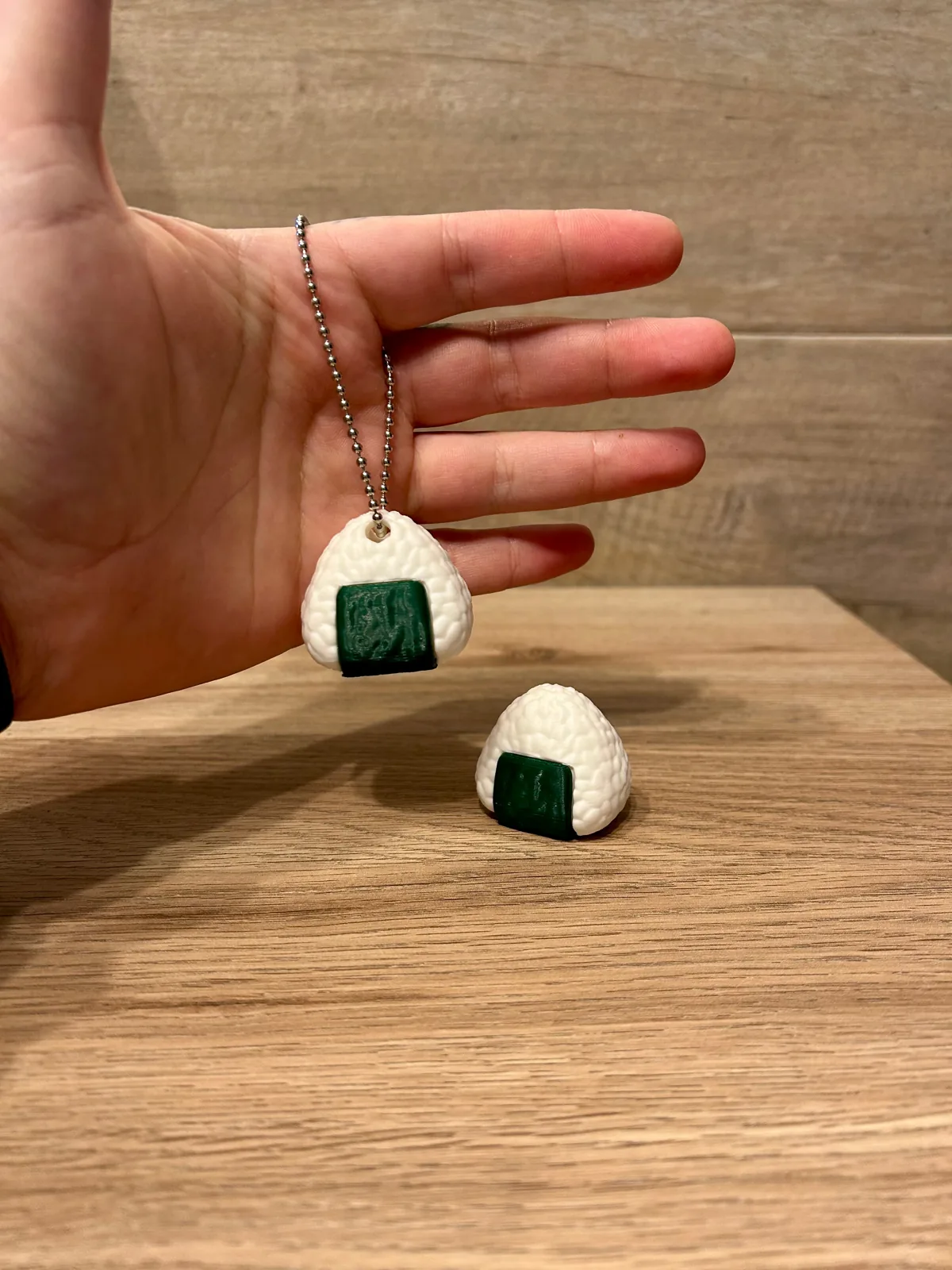 Llavero onigiri impreso en 3D, foto 4