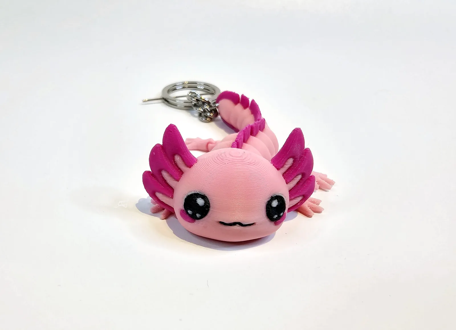 3D printed Articulated Axolotl Keychain, photo 5
