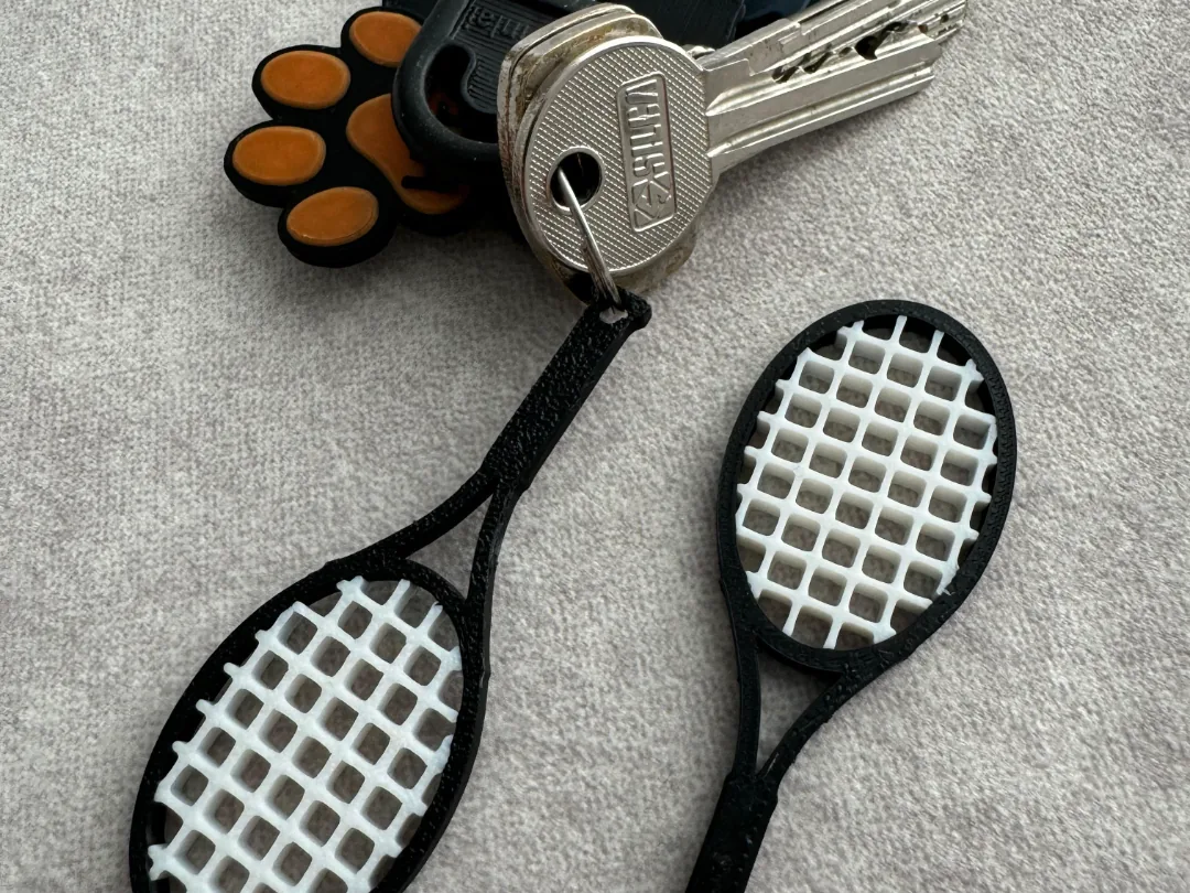 Llavero raqueta de tenis
