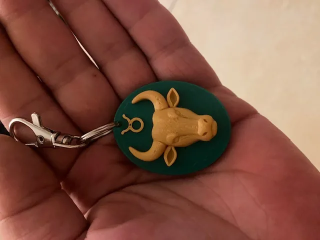 Llavero signo zodiacal impreso en 3D, foto 4