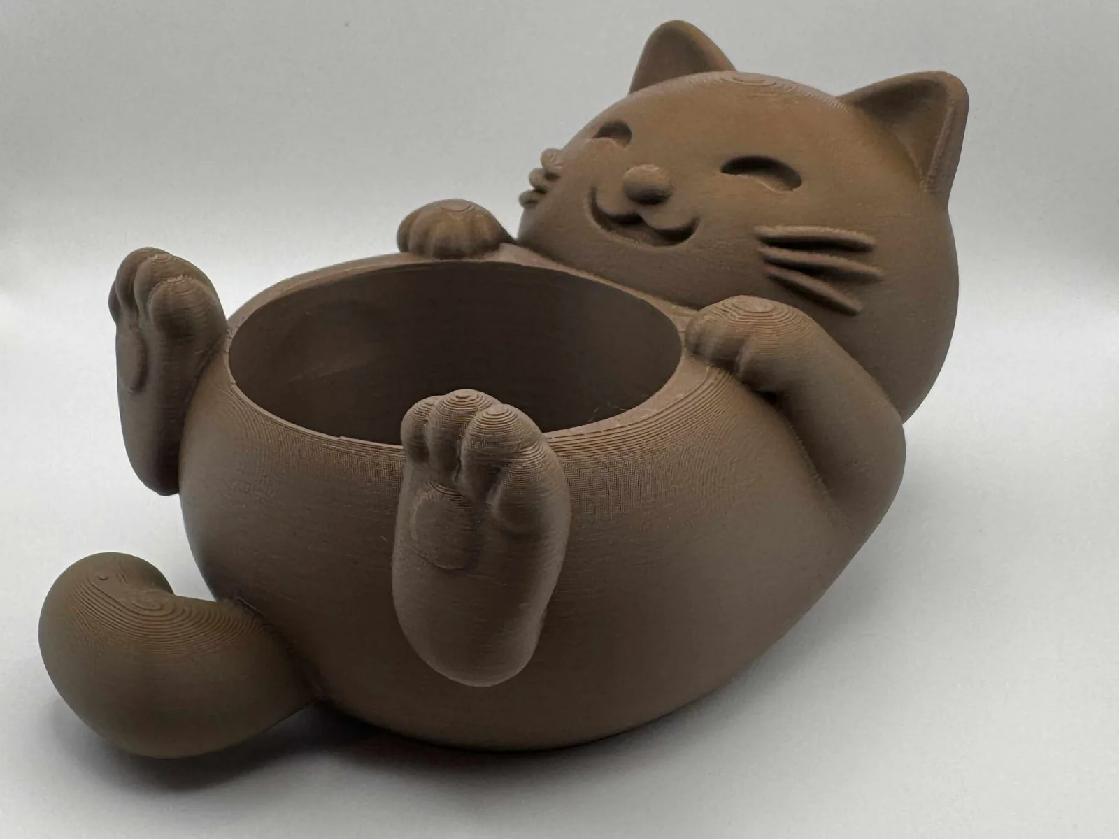 Plato gato gordito